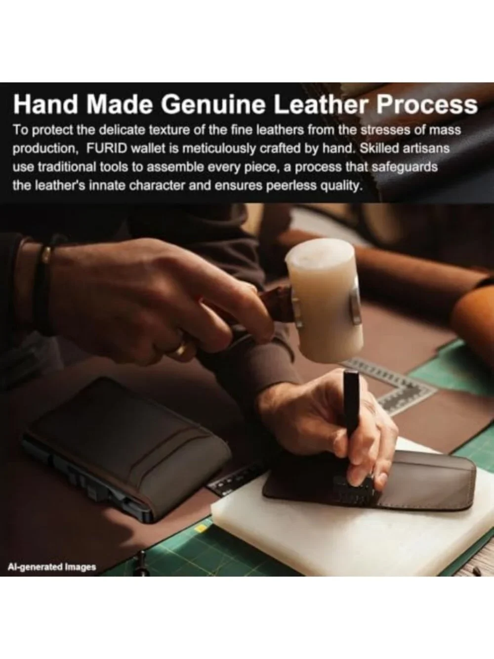 Slim RFID Genuine Leather Wallet for Men | Minimalist Design, Stylish